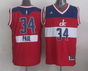 Wholesale Cheap Washington Wizards #34 Paul Pierce Revolution 30 Swingman 2014 Christmas Day Red Jersey