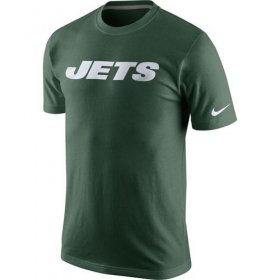 Wholesale Cheap Nike New York Jets Fast Wordmark T-Shirt Green