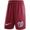 Wholesale Cheap Men's Washington Nationals Nike Red Dry Fly Shorts