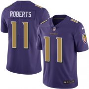 Wholesale Cheap Nike Ravens #11 Seth Roberts Purple Men's Stitched NFL Limited Rush Jersey