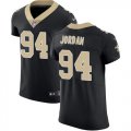 Wholesale Cheap Nike Saints #94 Cameron Jordan Black Team Color Men's Stitched NFL Vapor Untouchable Elite Jersey