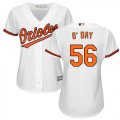 Wholesale Cheap Orioles #56 Darren O'Day White Home Women's Stitched MLB Jersey