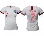 Wholesale Cheap Women's England #7 Sterling Home Soccer Country Jersey