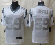 Wholesale Cheap Nike Panthers #59 Luke Kuechly White Men's Stitched NFL Limited Platinum Jersey