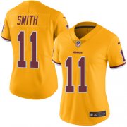 Wholesale Cheap Nike Redskins #11 Alex Smith Gold Women's Stitched NFL Limited Rush Jersey