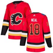 Wholesale Cheap Adidas Flames #18 James Neal Red Home Authentic Drift Fashion Stitched NHL Jersey
