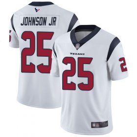 Wholesale Cheap Nike Texans #25 Duke Johnson Jr White Men\'s Stitched NFL Vapor Untouchable Limited Jersey