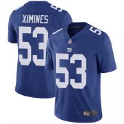 Wholesale Cheap Nike Giants #53 Oshane Ximines Royal Blue Team Color Men's Stitched NFL Vapor Untouchable Limited Jersey