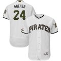 Wholesale Cheap Pittsburgh Pirates #24 Chris Archer Majestic Alternate Authentic Collection Flex Base Player Jersey White