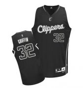 Wholesale Cheap Los Angeles Clippers #32 Blake Griffin All Black With White Jersey