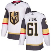 Wholesale Cheap Adidas Golden Knights #61 Mark Stone White Road Authentic Stitched NHL Jersey