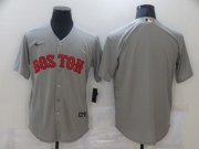 Wholesale Cheap Men Boston Red Sox Blank Grey Game Nike MLB Jerseys