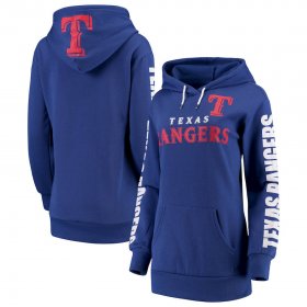 Wholesale Cheap Texas Rangers G-III 4Her by Carl Banks Women\'s Extra Innings Pullover Hoodie Royal