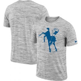 Wholesale Cheap Men\'s Indianapolis Colts Nike Heathered Black Sideline Legend Velocity Travel Performance T-Shirt