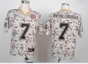 Wholesale Cheap Nike Steelers #7 Ben Roethlisberger Camo Men's Stitched NFL Elite USMC Jersey