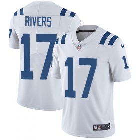 Wholesale Cheap Nike Colts #17 Philip Rivers White Men\'s Stitched NFL Vapor Untouchable Limited Jersey