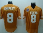 Wholesale Cheap Texas Longhorns #8 Shipley Orange Jersey
