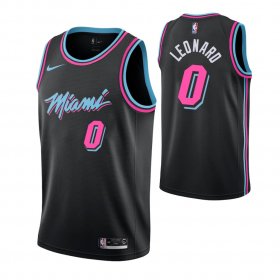 Wholesale Cheap Nike Heat #0 Meyers Leonard Men\'s Black City Edition NBA Jersey