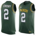 Wholesale Cheap Nike Packers #2 Mason Crosby Green Team Color Men's Stitched NFL Limited Tank Top Jersey