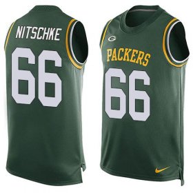 Wholesale Cheap Nike Packers #66 Ray Nitschke Green Team Color Men\'s Stitched NFL Limited Tank Top Jersey