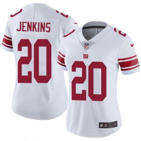 Wholesale Cheap Nike Giants #20 Janoris Jenkins White Women\'s Stitched NFL Vapor Untouchable Limited Jersey