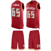 Wholesale Cheap Nike Buccaneers #65 Alex Cappa Red Team Color Men's Stitched NFL Limited Tank Top Suit Jersey