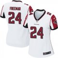 Wholesale Cheap Nike Falcons #24 Devonta Freeman White Women's Stitched NFL Elite Jersey