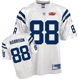 Wholesale Cheap Colts #88 Marvin Harrison White With Super Bowl Patch Stitched NFL Jersey