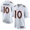 Wholesale Cheap Nike Broncos #10 Emmanuel Sanders White Men's Stitched NFL Game Event Jersey