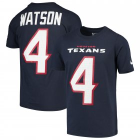 Wholesale Cheap Nike Houston Texans #4 Deshaun Watson Youth Player Pride 3.0 Name & Number T-Shirt Navy