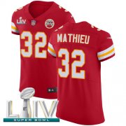 Wholesale Cheap Nike Chiefs #32 Tyrann Mathieu Red Super Bowl LIV 2020 Team Color Men's Stitched NFL Vapor Untouchable Elite Jersey