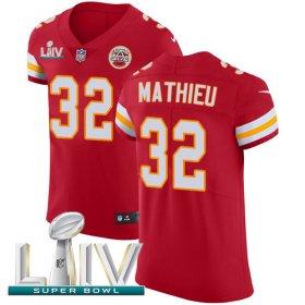 Wholesale Cheap Nike Chiefs #32 Tyrann Mathieu Red Super Bowl LIV 2020 Team Color Men\'s Stitched NFL Vapor Untouchable Elite Jersey
