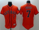 Wholesale Cheap Astros #7 Craig Biggio Orange Flexbase Authentic Collection Stitched MLB Jersey