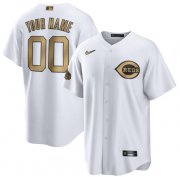 Wholesale Cheap Men's Cincinnati Reds Active Player Custom White 2022 All-Star Cool Base Stitched Baseball Jersey