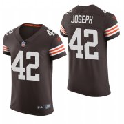 Cheap Cleveland Browns #42 Karl Joseph Nike Men's Brwon Team Color Men's Stitched NFL 2020 Vapor Untouchable Elite Jersey