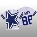 Wholesale Cheap NFL Dallas Cowboys #88 CeeDee Lamb White Men's Mitchell & Nell Big Face Fashion Limited NFL Jersey