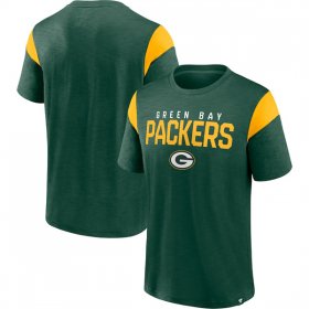 Wholesale Men\'s Green Bay Packers Green Gold Home Stretch Team T-Shirt