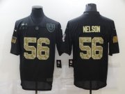 Wholesale Cheap Men's Indianapolis Colts #56 Quenton Nelson Black Camo 2020 Salute To Service Stitched NFL Nike Limited Jersey