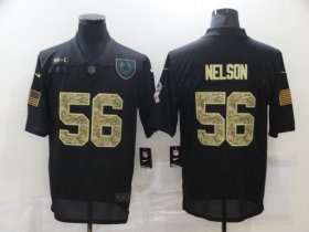 Wholesale Cheap Men\'s Indianapolis Colts #56 Quenton Nelson Black Camo 2020 Salute To Service Stitched NFL Nike Limited Jersey