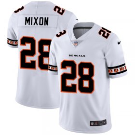 Wholesale Cheap Cincinnati Bengals #28 Joe Mixon Nike White Team Logo Vapor Limited NFL Jersey