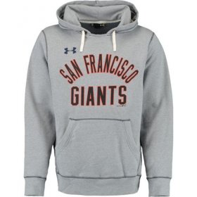 Wholesale Cheap San Francisco Giants Under Armour Legacy Fleece Gray MLB Hoodie