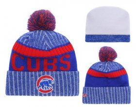 Wholesale Cheap MLB Chicago Cubs Logo Stitched Knit Beanies 006