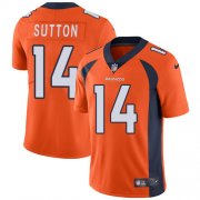 Wholesale Cheap Nike Broncos #14 Courtland Sutton Orange Team Color Youth Stitched NFL Vapor Untouchable Limited Jersey