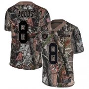 Wholesale Cheap Nike Raiders #8 Josh Jacobs Camo Men's Stitched NFL Limited Rush Realtree Jersey