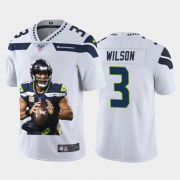 Cheap Seattle Seahawks #3 Russell Wilson Nike Team Hero Vapor Limited NFL 100 Jersey White