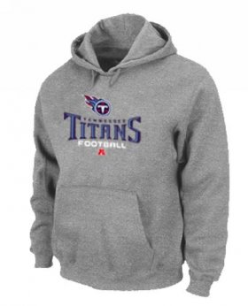 Wholesale Cheap Tennessee Titans Critical Victory Pullover Hoodie Grey