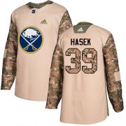 Wholesale Cheap Adidas Sabres #39 Dominik Hasek Camo Authentic 2017 Veterans Day Stitched NHL Jersey