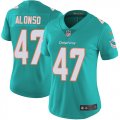 Wholesale Cheap Nike Dolphins #47 Kiko Alonso Aqua Green Team Color Women's Stitched NFL Vapor Untouchable Limited Jersey