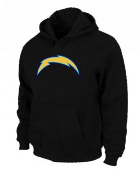 Wholesale Cheap Los Angeles Chargers Logo Pullover Hoodie Black