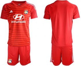 Wholesale Cheap Lyon Blank Red Goalkeeper Soccer Club Jersey